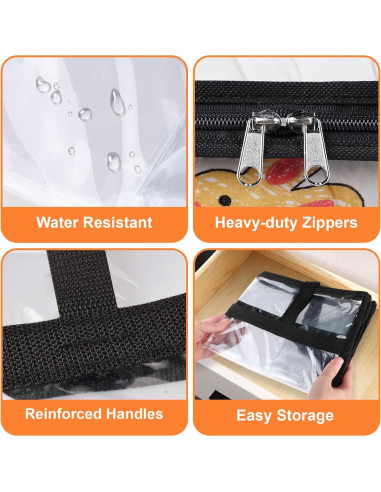 Bolsas de Almacenamiento SpaceTrove 40L - Paquete de 4 Plegables