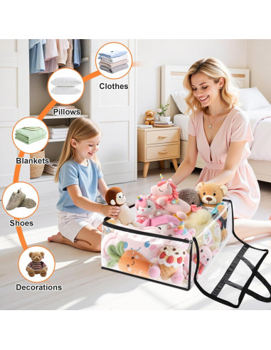 Bolsas de Almacenamiento SpaceTrove 40L - Paquete de 4 Plegables