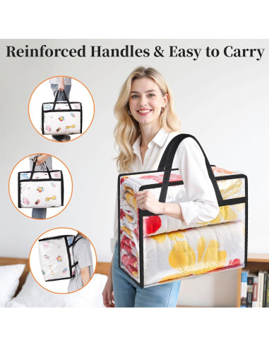 Bolsas de Almacenamiento SpaceTrove 40L - Paquete de 4 Plegables