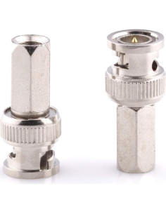 Conectores BNC Atornillados EL CIMPLE CO RG59 - Paquete de 10 2