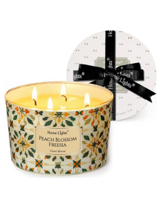 Velas Aromatizadas de Cera de Soja HomeLights 510g 4 Mechas