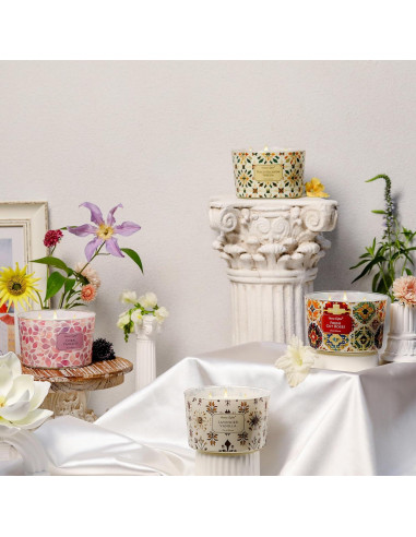 Velas Aromatizadas de Cera de Soja HomeLights 510g 4 Mechas