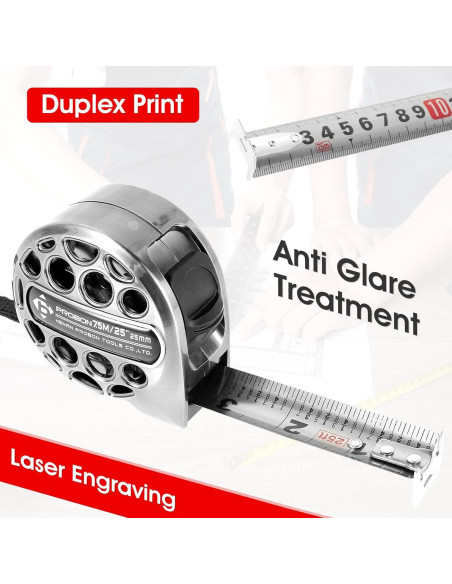 Cinta Métrica Retráctil KNFFSAAJL 7,5 m Impermeable Cinta Métrica Retráctil KNFFSAAJL 7,5 m Impermeable