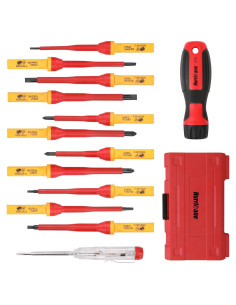 Juego de Destornilladores Aislados HURRICANE 13 Piezas 1000V