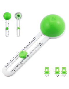 Cortador de Papel Circular YETOOME 22x7 cm con 3 Cuchillas