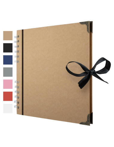 Álbum de Recortes Bstorify 60 Páginas 20.32x20.32cm Marrón