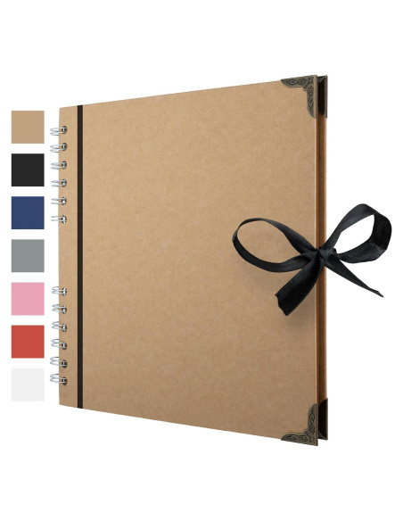 Álbum de Recortes Bstorify 60 Páginas 20.32x20.32cm Marrón