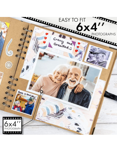 Álbum de Recortes Bstorify 60 Páginas 20.32x20.32cm Marrón