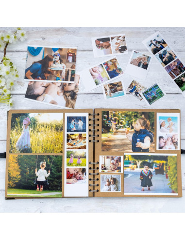 Álbum de Recortes Bstorify 60 Páginas 20.32x20.32cm Marrón