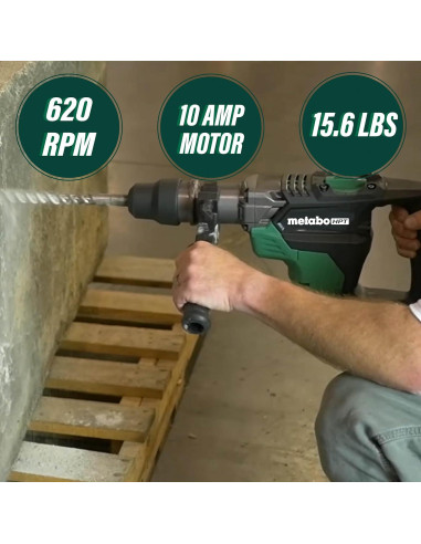 Martillo Rotativo Metabo HPT DH40MC 1050W SDS Max 7.1kg