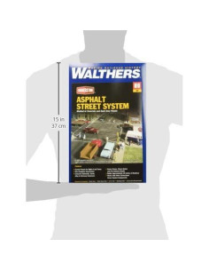 Kit de calles de asfalto Walthers Cornerstone Escala HO 2