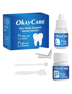 Cemento Dental de Óxido de Zinc Eugenol - Kit Reparación 15ml