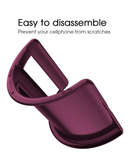 Funda Ultra Fina X-level para Google Pixel 6A - Rojo Vino