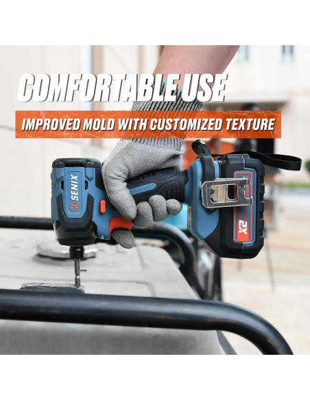 Destornillador de Impacto SENIX X2 20V Inalámbrico 4 Velocidades
