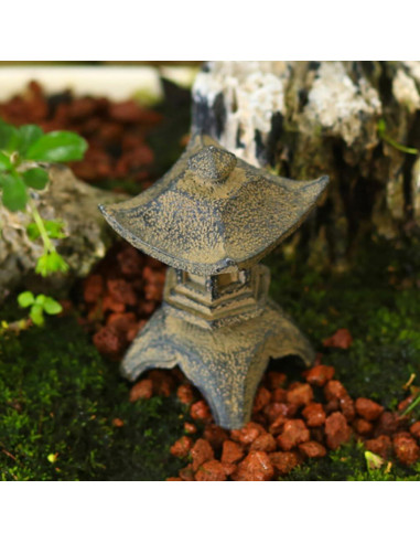 Estatua Pagoda Miniatura Yardwe 8.5x5.2cm Jardín Zen