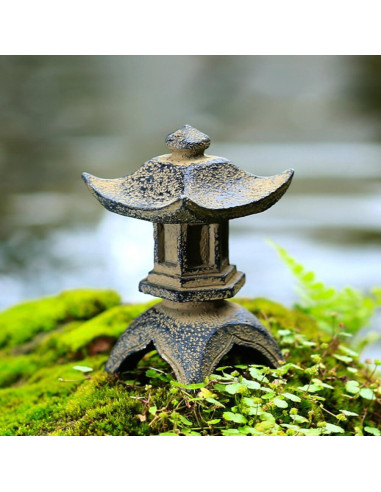 Estatua Pagoda Miniatura Yardwe 8.5x5.2cm Jardín Zen