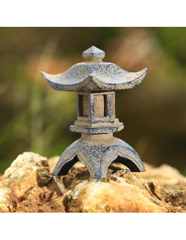 Estatua Pagoda Miniatura Yardwe 8.5x5.2cm Jardín Zen