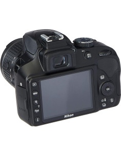 Cámara DSLR Nikon D3400 24.2MP con Lente 18-55mm VR Negro 2