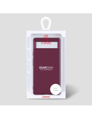 Funda Ultra Fina X-level para Google Pixel 6A - Rojo Vino