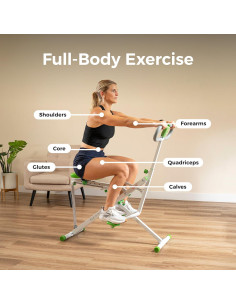 Entrenador de Glúteos y Piernas Sunny Health Row-N-Ride 2