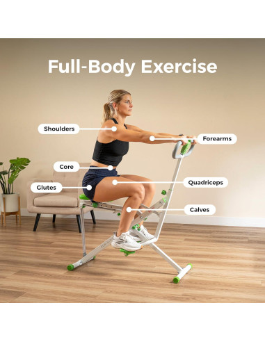 Entrenador de Glúteos y Piernas Sunny Health Row-N-Ride