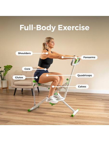 Entrenador de Glúteos y Piernas Sunny Health Row-N-Ride