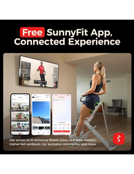 Entrenador de Glúteos y Piernas Sunny Health Row-N-Ride