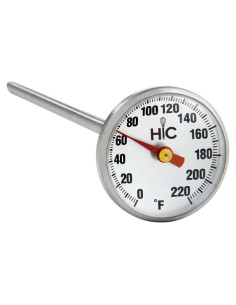Termómetro de Carne HIC Kitchen, Acero Inoxidable, Lectura Rápida