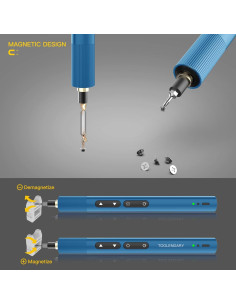 Destornillador Eléctrico Toolendary 55 en 1 Recargable Azul 2