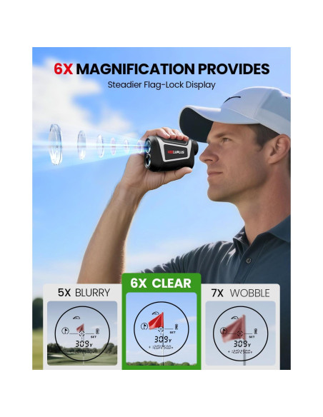 Medidor de Distancia de Golf VEELUPLUS SW-RF07B 660m