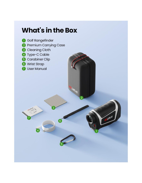 Medidor de Distancia de Golf VEELUPLUS SW-RF07B 660m