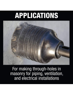 Broca de Núcleo Makita B-66690 6" para Concreto 2