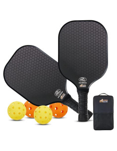 Conjunto de Pickleball GORILLA GRIP 2 Palas y 4 Pelotas