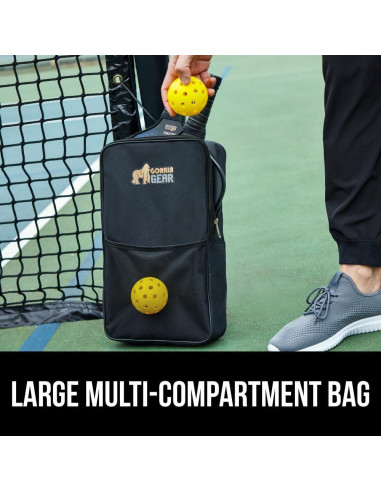 Conjunto de Pickleball GORILLA GRIP 2 Palas y 4 Pelotas