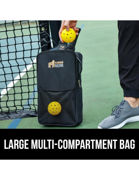 Conjunto de Pickleball GORILLA GRIP 2 Palas y 4 Pelotas