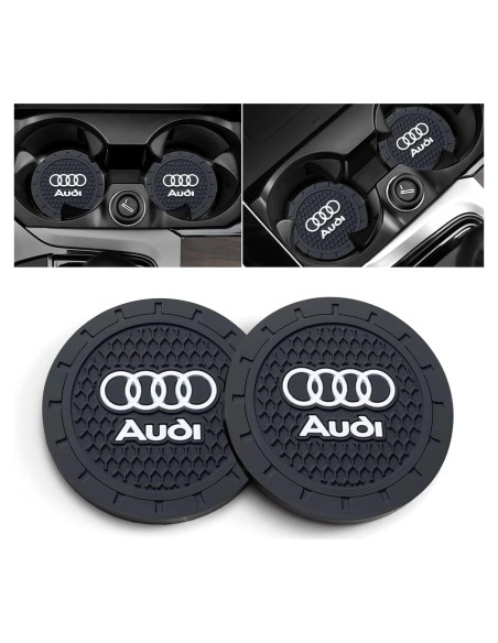 Posavasos de Silicona para Coche YUIQIEUY - 2 Piezas 7 cm