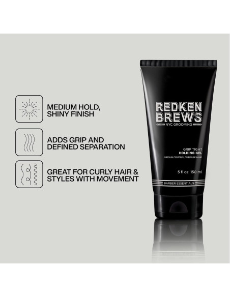 Gel de Sostenimiento Redken Brews 147 ml para Cabello Masculino