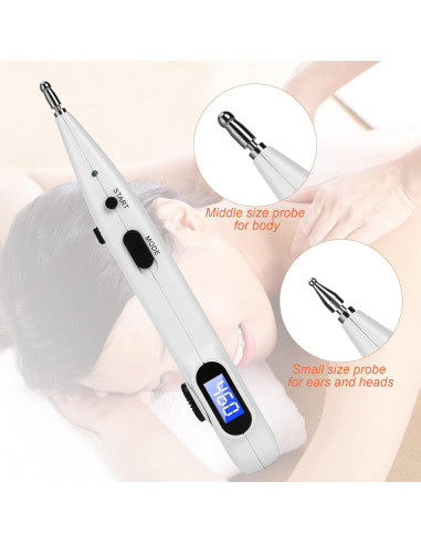 Bolígrafo de Acupuntura Electrónica iVolconn Recargable 20 Niveles