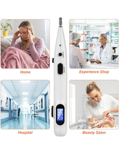 Bolígrafo de Acupuntura Electrónica iVolconn Recargable 20 Niveles