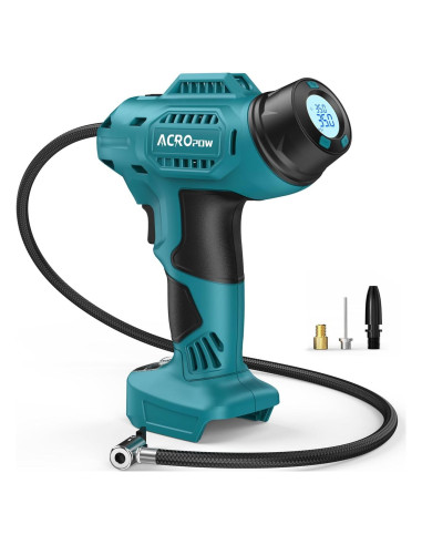 Inflador de Neumáticos ACROPOW 18V Inalámbrico Digital