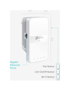 Extensor de Red Powerline TP-Link TL-WPA7617 AC1200 Doble Banda 2