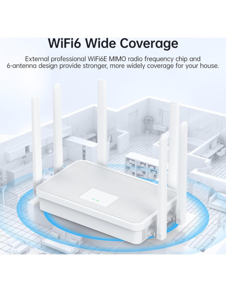 Kit Puente Inalámbrico UeeVii CPE5824 2.4G 5.8G 5KM IP65