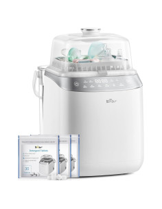 Lavadora de Biberones Bear Pro QXJ-C05F3 - 4 en 1 con 90 Tabletas