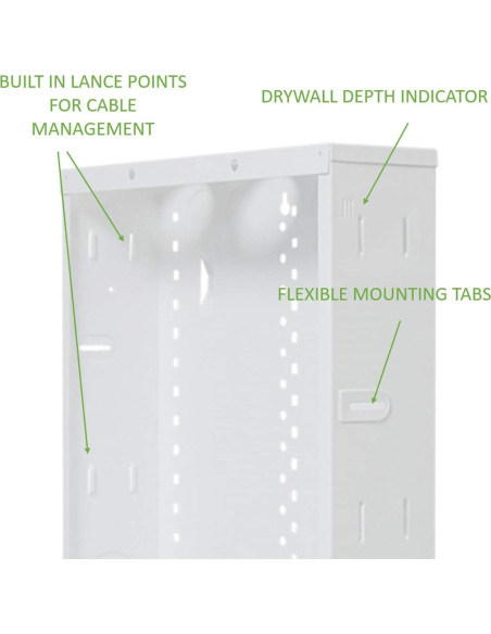 Enclosure Metálico 20" On-Q con Tapa Plegable y Cerradura