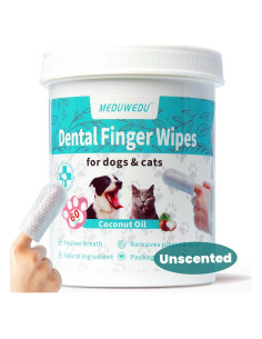 Toallitas Dentales para Dedos MEDUWEDU 60 Piezas Sin Fragancia
