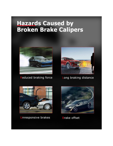 Calipers de Freno Izquierdo y Derecho CCIYU para Nissan y Suzuki