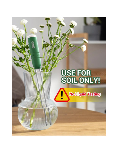 Medidor de Humedad del Suelo 4-en-1 Dr.meter HG01 LCD