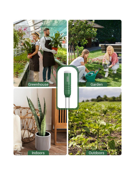 Medidor de Humedad del Suelo 4-en-1 Dr.meter HG01 LCD