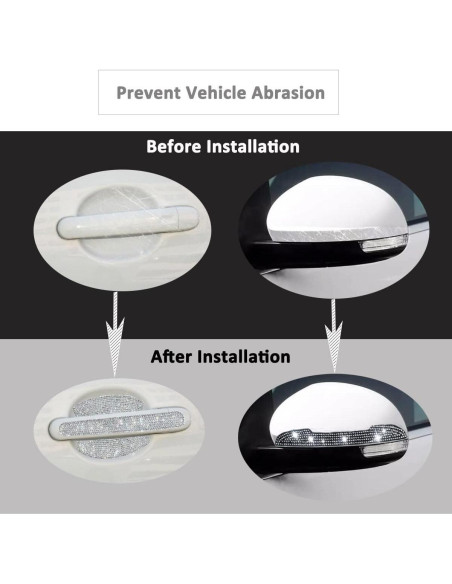 Calcomanías Reflectantes para Manijas de Puerta Coche Genérico