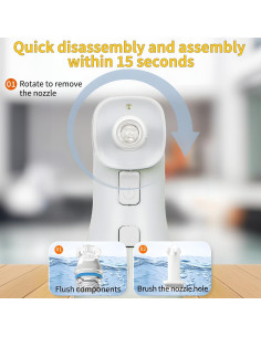 Pulverizador Eléctrico de Aceite DDD 250 ml Blanco Recargable 2